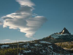 Three Fingered Jack Under Sculpted Skies